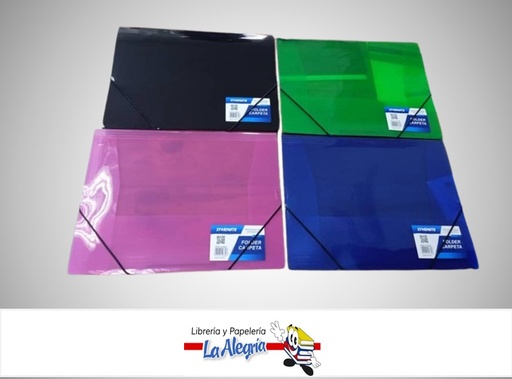 [7453080108808] CARPETA PLASTICA HORIZONTAL CON LIGA A450C 24X32 CM MARCA STARMATE