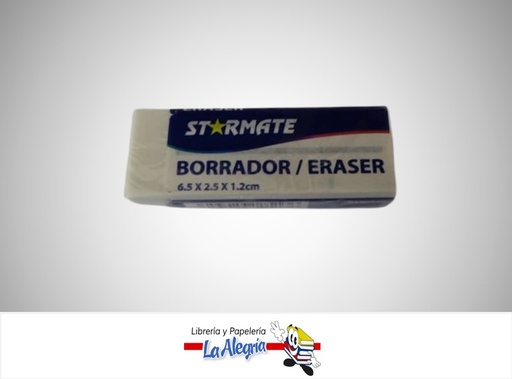 [7453089105136] BORRADOR ESCOLAR 6.5X2.5XX1.2 CM MARCA STARMATE