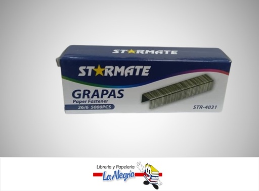 [7453068234154] GRAPA LISA 26/6 CAJA 5000 UND MARCA STARMATE