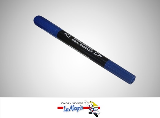 [7453126214753] MARCADOR DOBLE PUNTA AZUL UND STR-4148 MARCA STARMATE
