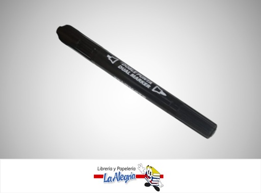 [7453126214760] MARCADOR DOBLE PUNTA NEGRO UND STR-4149 MARCA STARMATE