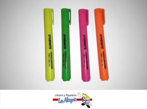 [7453116008553] RESALTADOR COLORES SURTIDOS NEON UND STR-6061 MARCA STARMATE