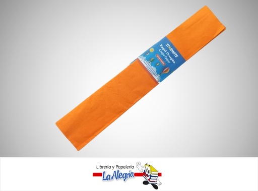 [7453089143879] PAPEL CREPE 50X200 CM NARANJA STR-CP-8015; UND MARCA STARMATE