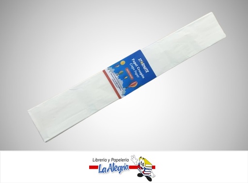 [7453089143664] PAPEL CREPE 50X200 CM BLANCO STR-CP-8020; UND MARCA STARMATE