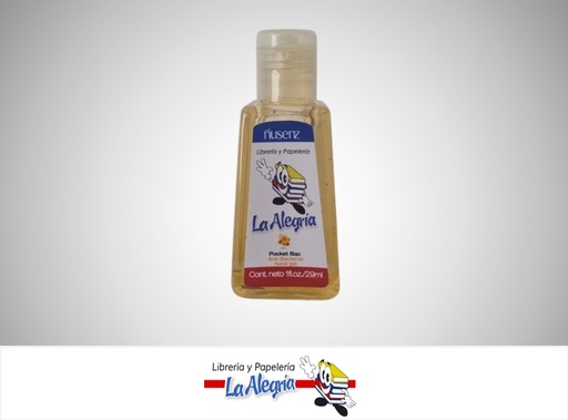 [5060315034492] GEL ANTIBACTERIAL LA ALEGRIA 29 ML MIEL MARCA NUSENZ