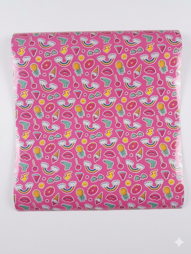 [CONTAC071] PAPEL CONTAC STICKERS DIVERTIDOS POR METRO MARCA OK